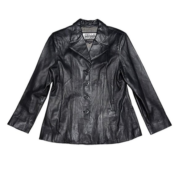 Wilson’s Leather Pelle Studio Vintage Leather Designer Luxury Jacket Medium - Picture 2 of 5